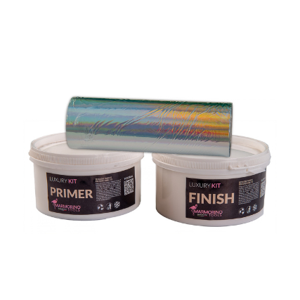 Luxury Silver Rainbow Foil Kit
