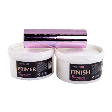 Luxury Silver Pink Foil Kit