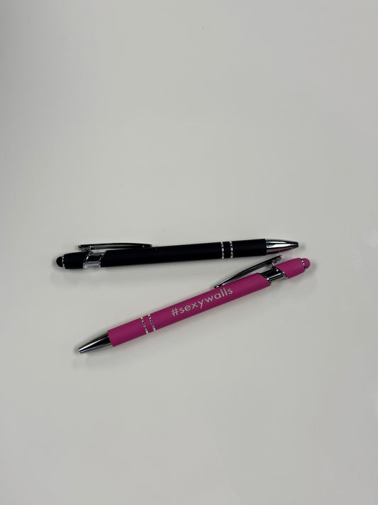 Exotic Luxury Line Pen - Black & Pink