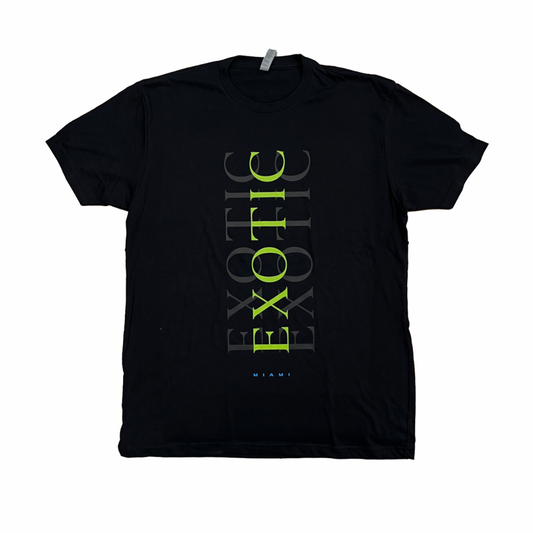 Exotic Graphic Tee - Green Print