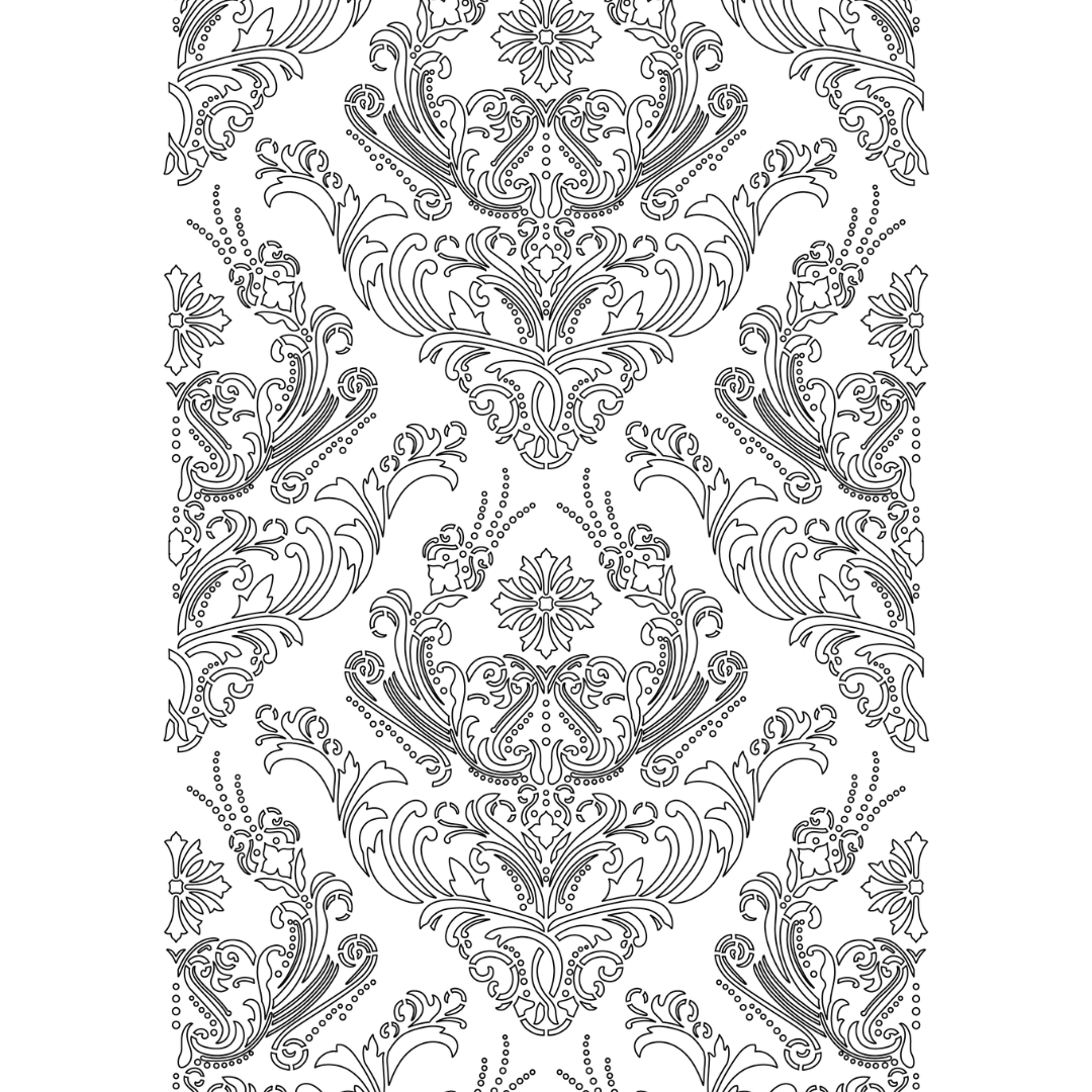 Damask Stencil